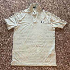 Under Armour golf polo - medium - pale green color